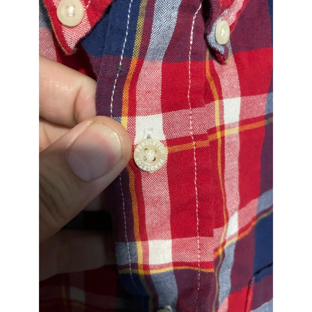 Pendleton Surf Pendleton Indian Madras Shirt Mens… - image 4